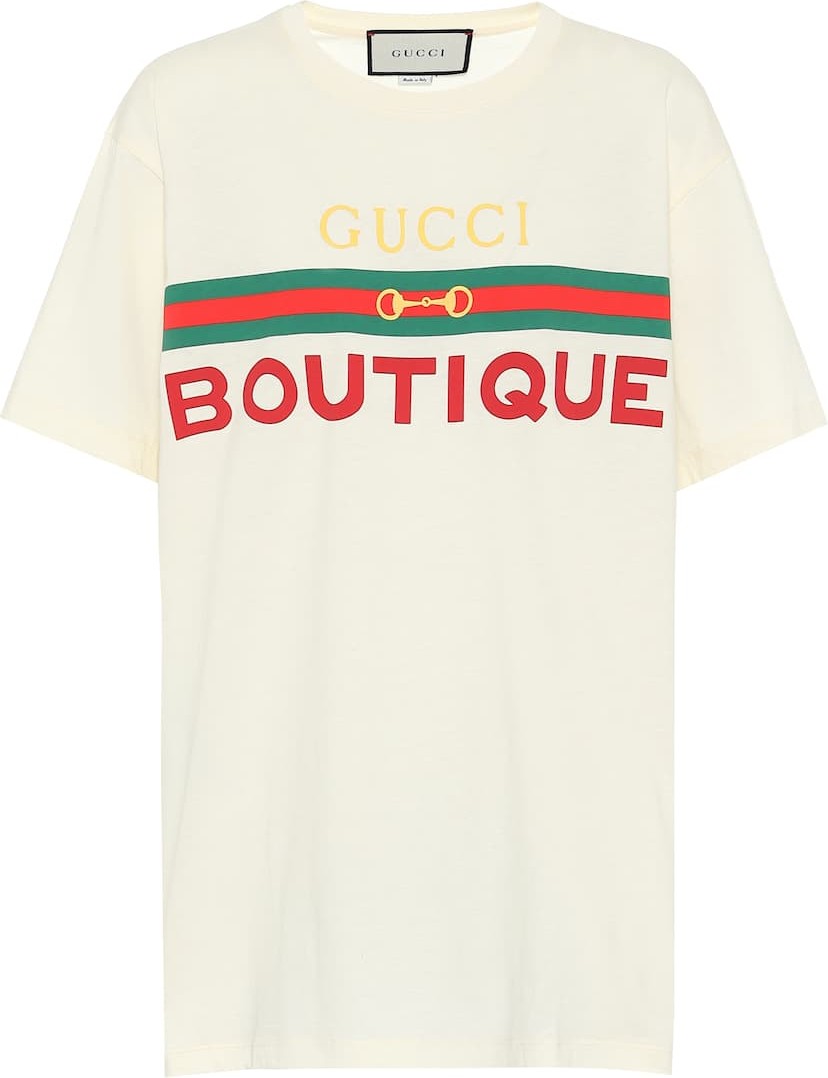 Gucci Printed cotton T-shirt
