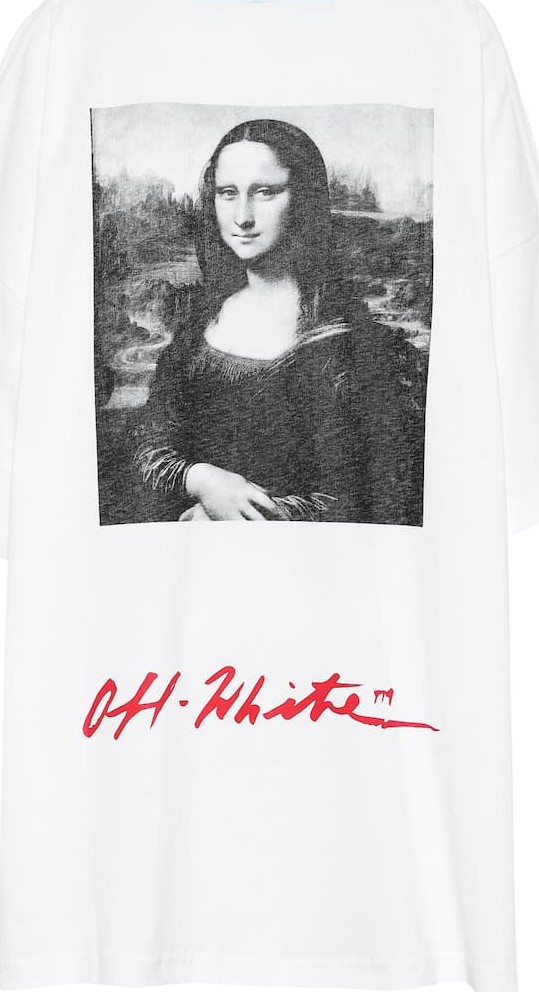 Off White Oversized printed cotton T-shirt