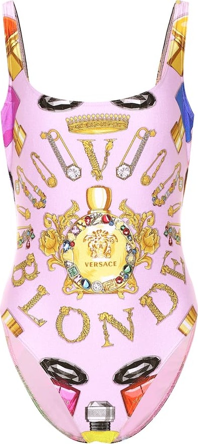 Versace Printed one-piece swimsuit