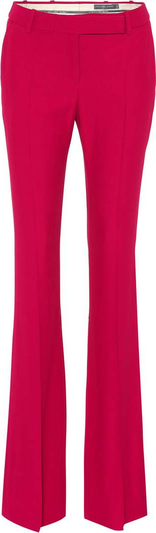 Alexander McQueen Flared crêpe pants