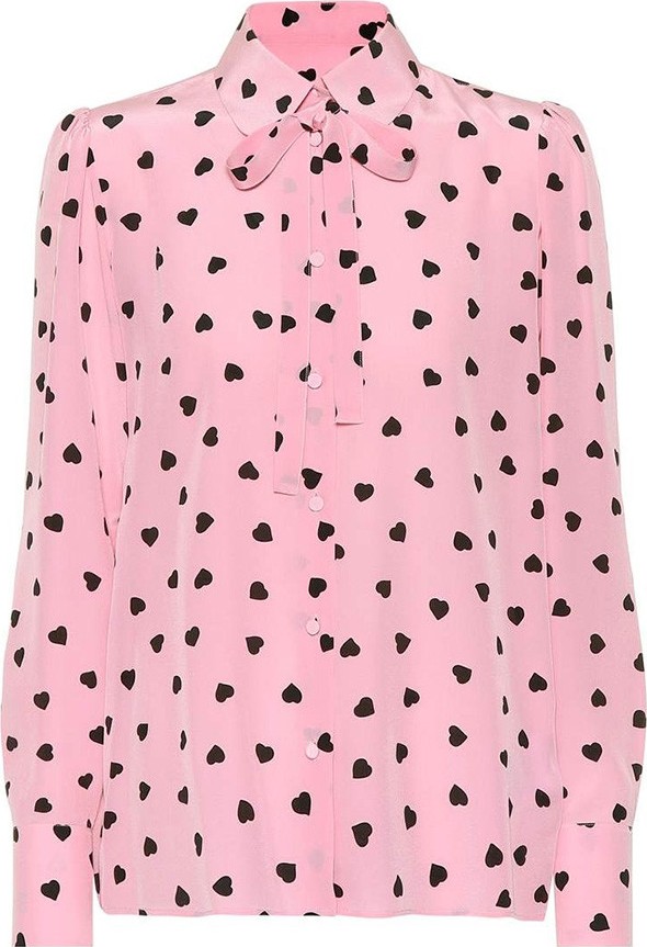 Valentino heart print blouse