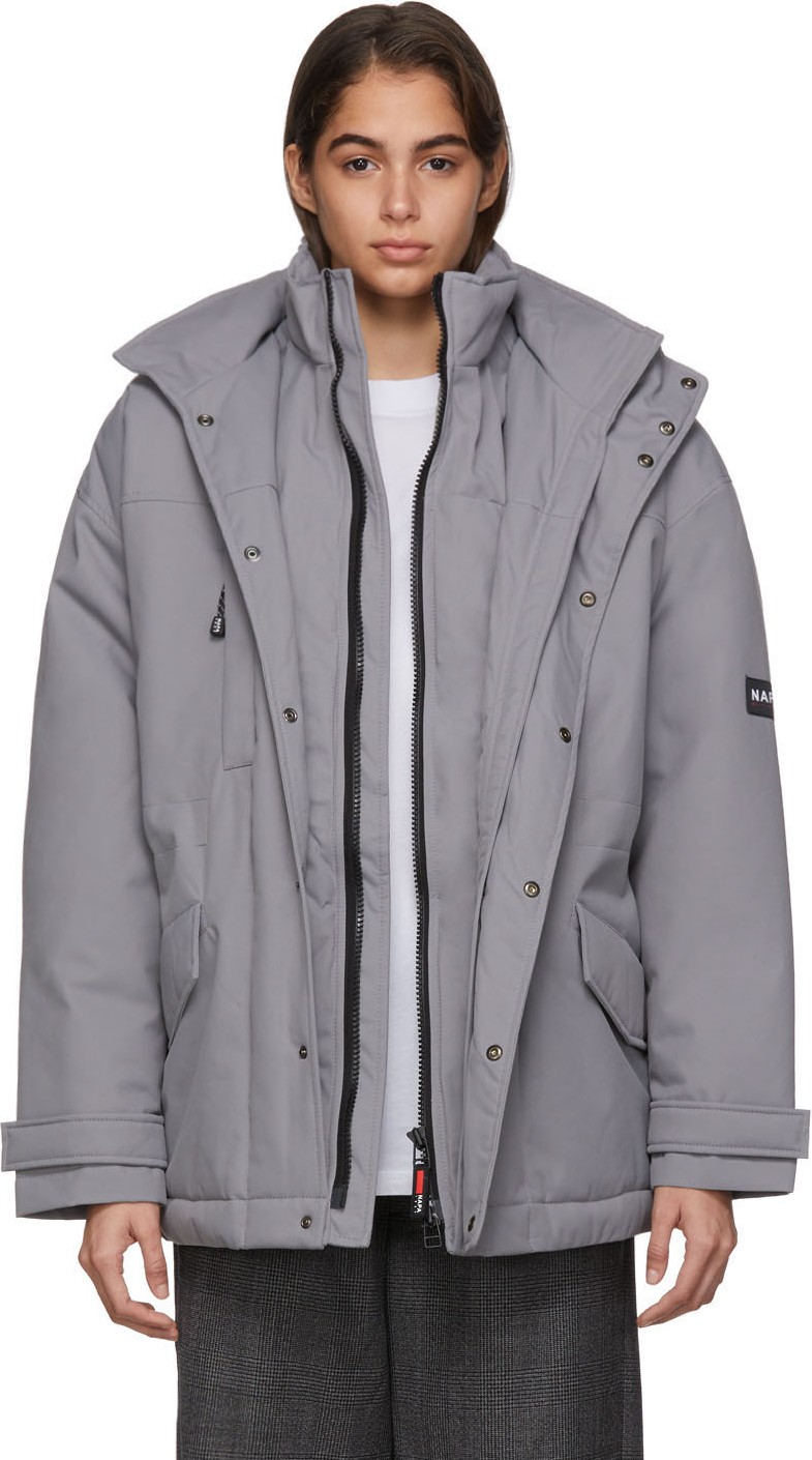 NAPA by Martine Rose Grey A-Andean Jacket