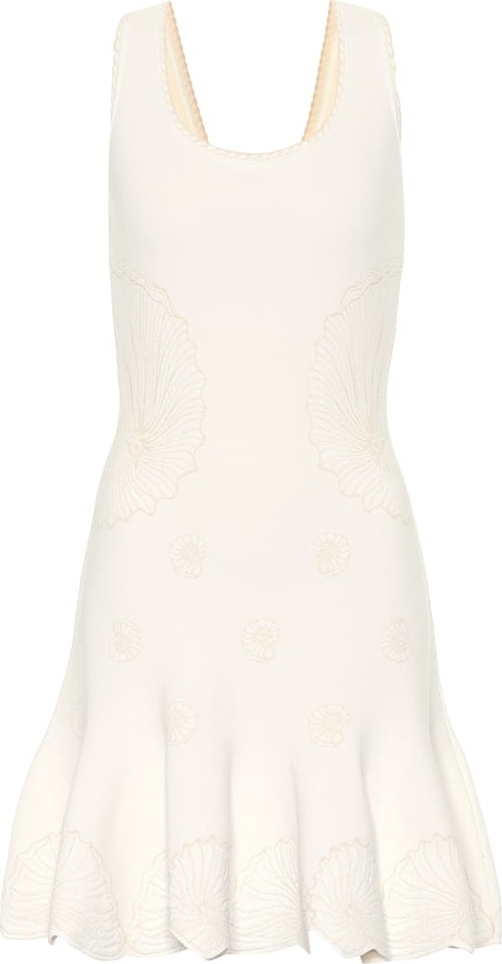Alexander McQueen Jacquard knit dress