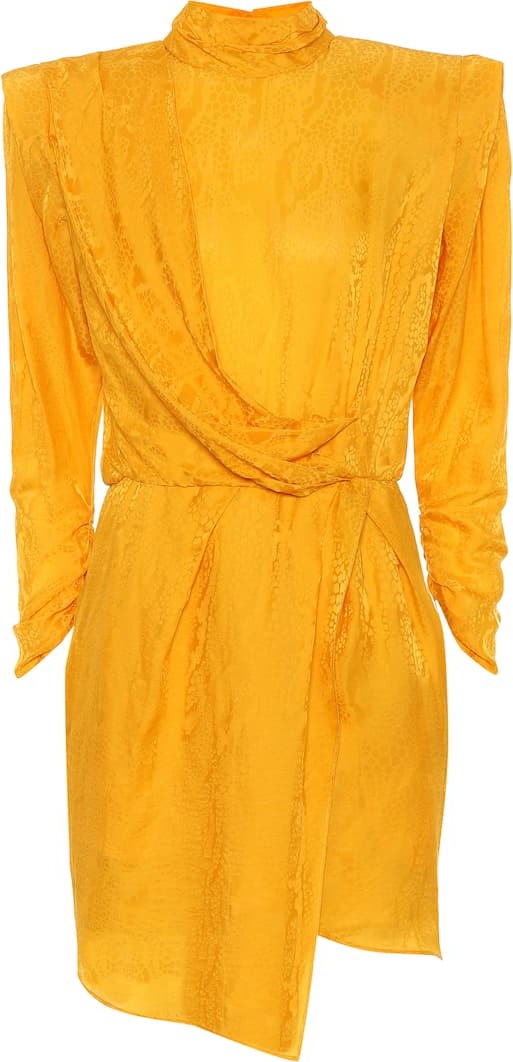 Dundas Satin jacquard minidress