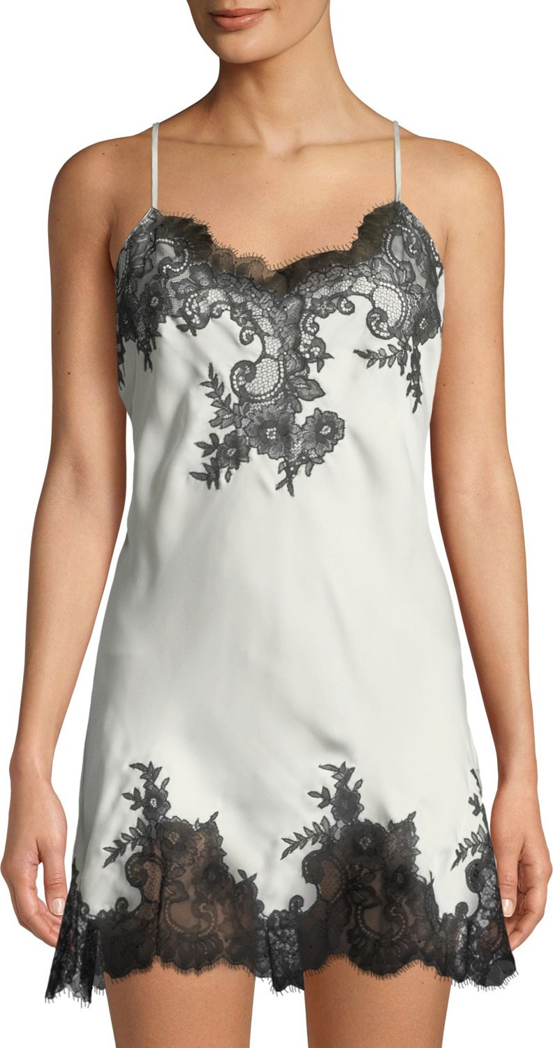 Natori L'Amour Lace-Trim Chemise