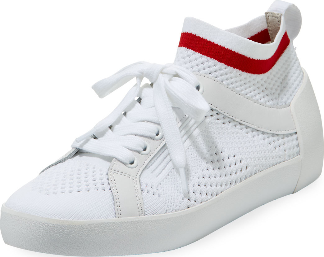 ASH Nolita Knit Mesh Lace-Up Sneakers