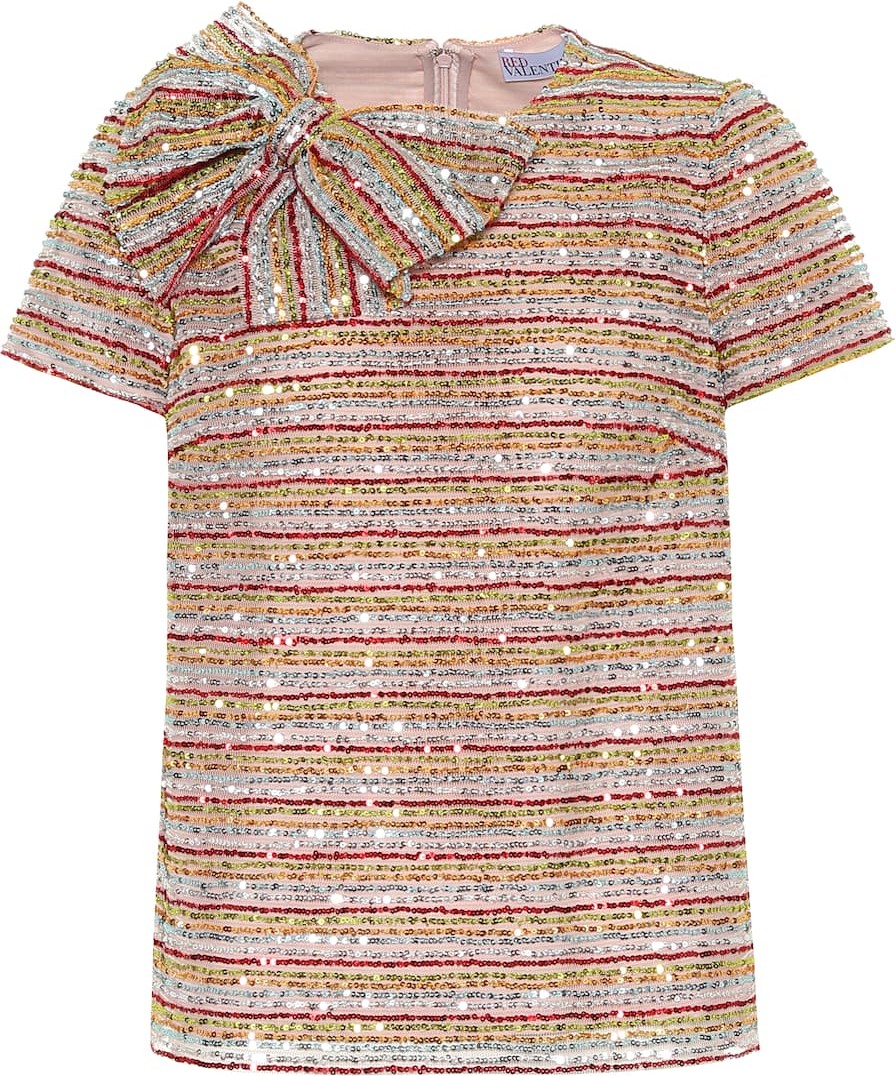 RED Valentino Sequined top