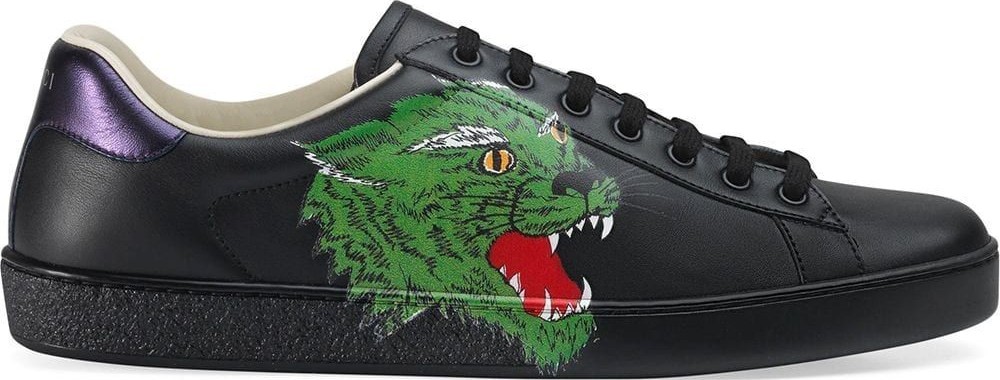 Gucci Green panter Ace sneaker