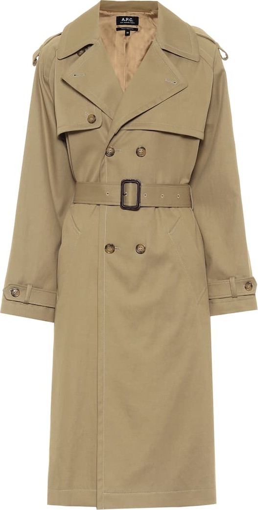 A.P.C. Simone cotton-gabardine trench coat