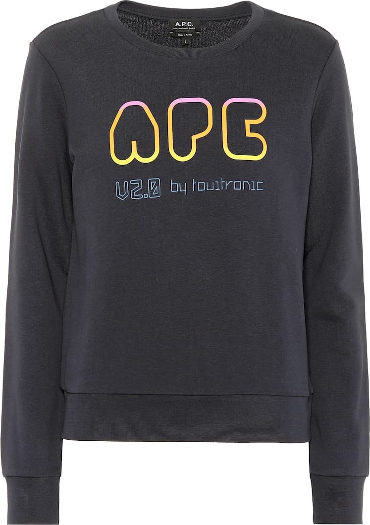 A.P.C. Printed cotton sweatshirt