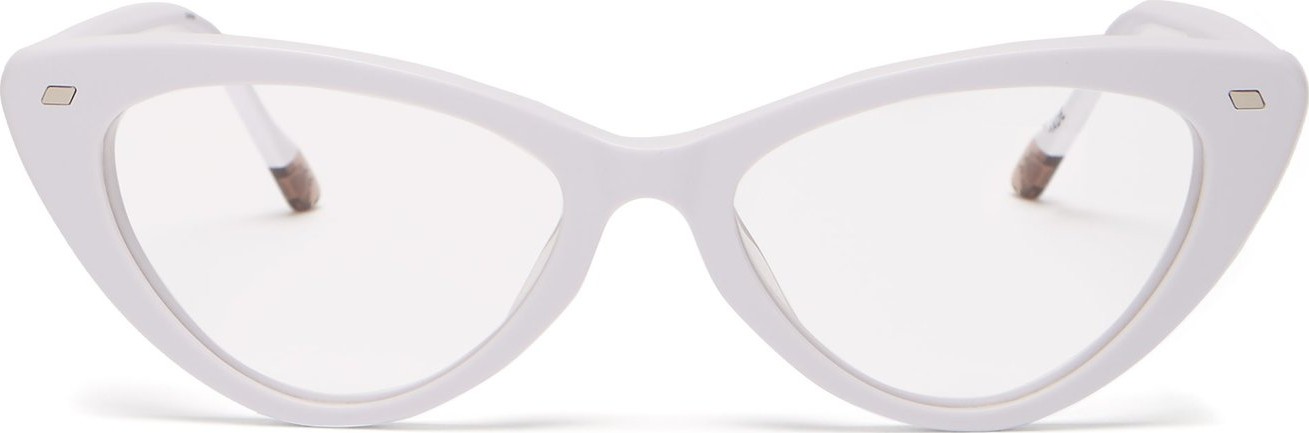 Le Specs Heart On cat-eye glasses