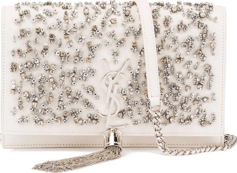 Saint Laurent KATE CRYSTAL BEAD EMBROIDERE