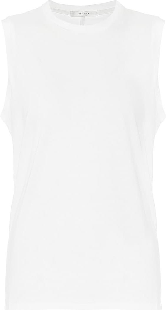 THE ROW Mani cotton-jersey tank top