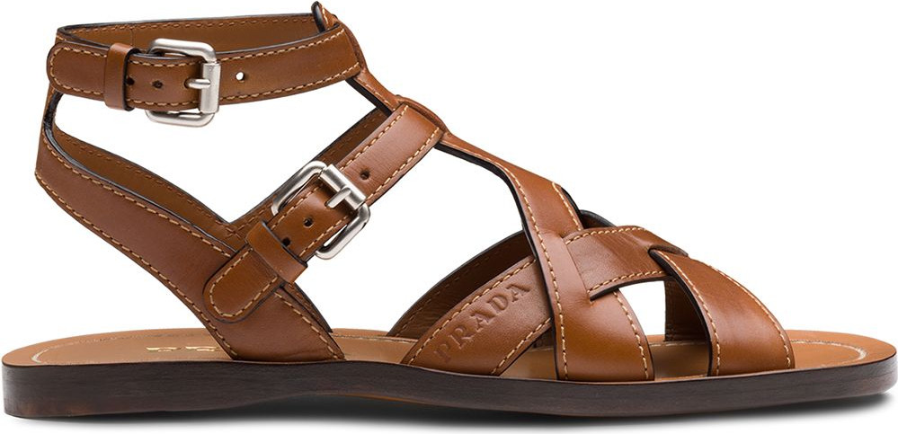 Prada - Flat gladiator sandals