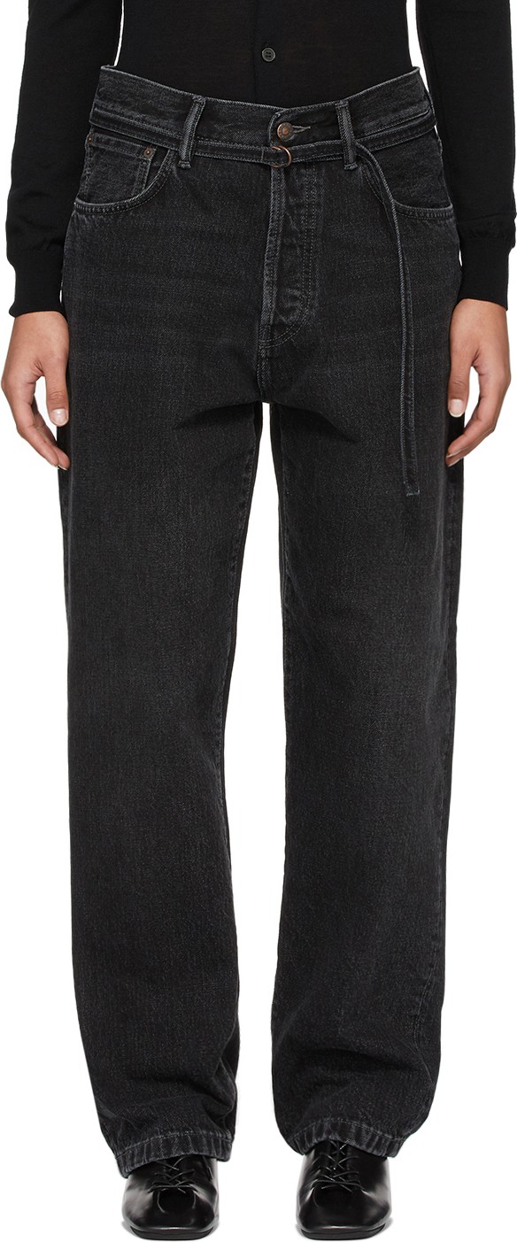Acne Studios Black Blå Konst 1997 Toj Vintage Jeans