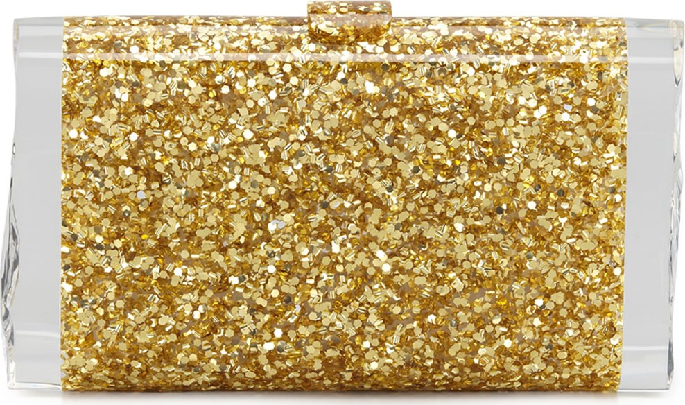 Edie Parker Lara Confetti Clutch Bag