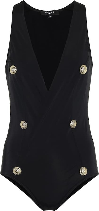 Balmain Embellished swimsuit
