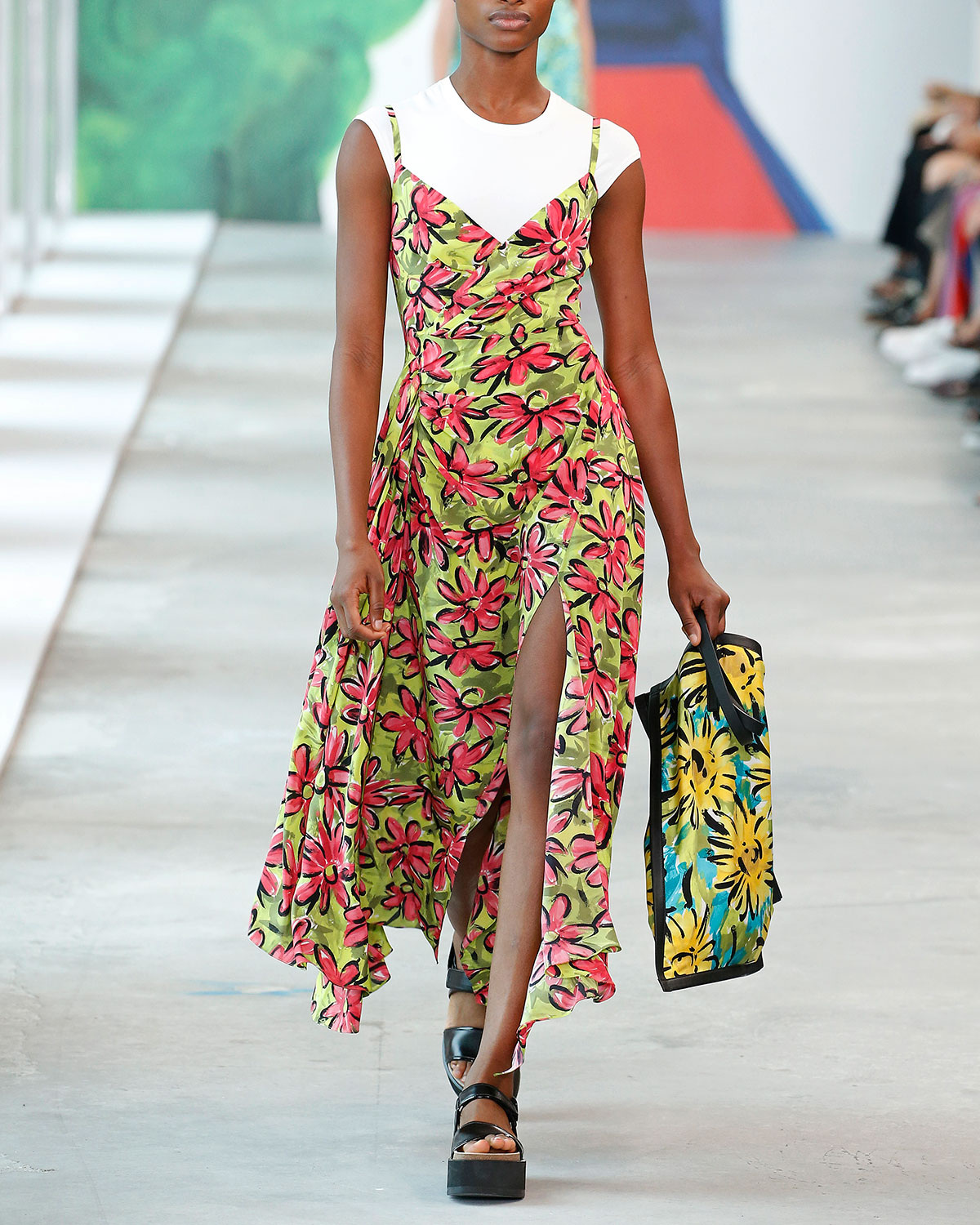 Michael Kors Collection Cap-Sleeve Crewneck Jersey Tee