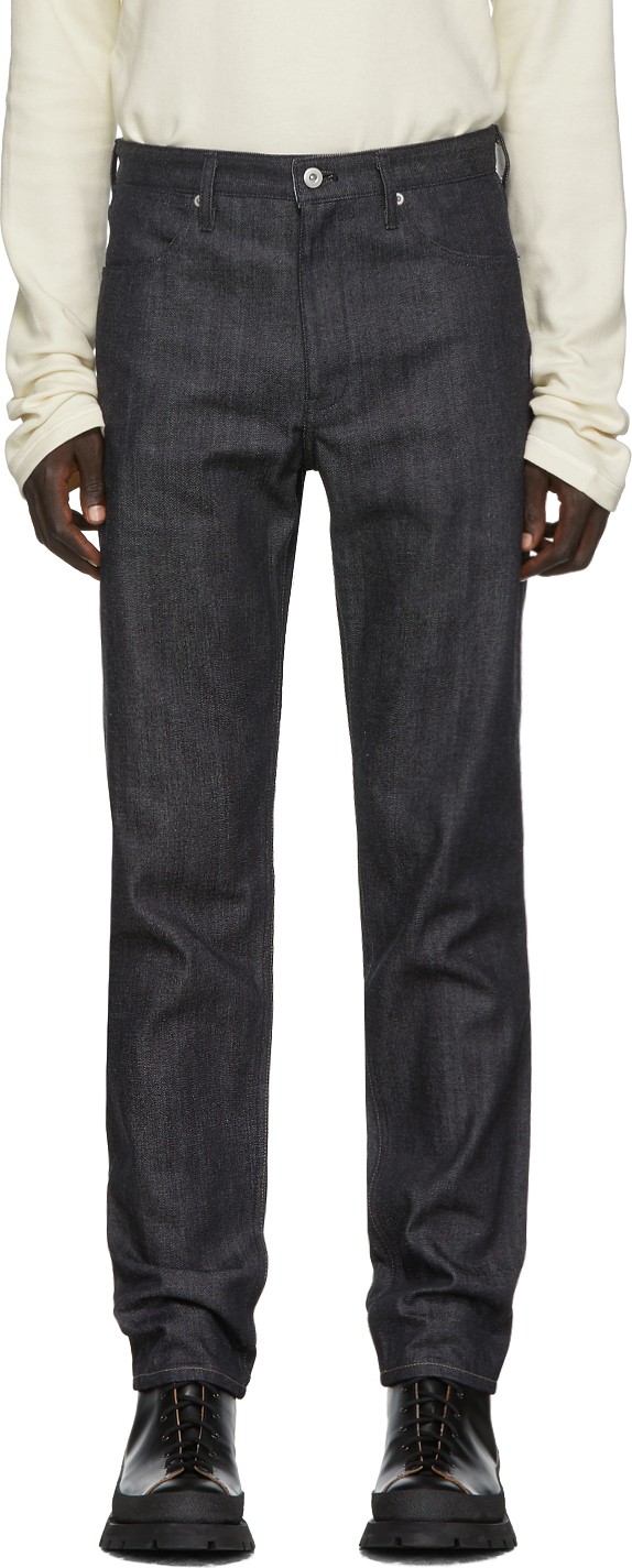Jil Sander Blue Slim Fit Jeans