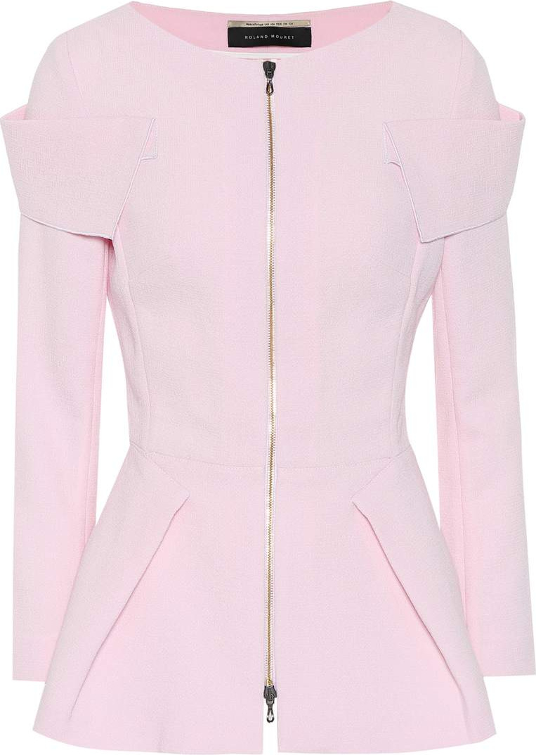 Roland Mouret Fosse wool crêpe jacket