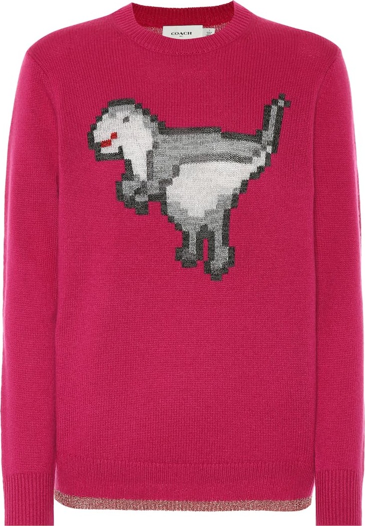 COACH Pixel Rexy wool and cashmere sweater