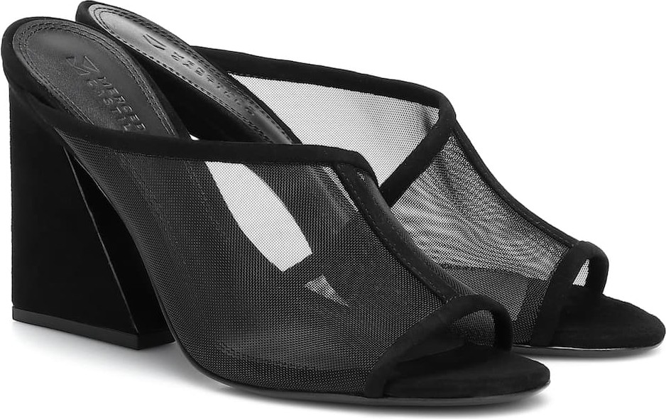 Mercedes Castillo Lathasa leather and mesh sandals