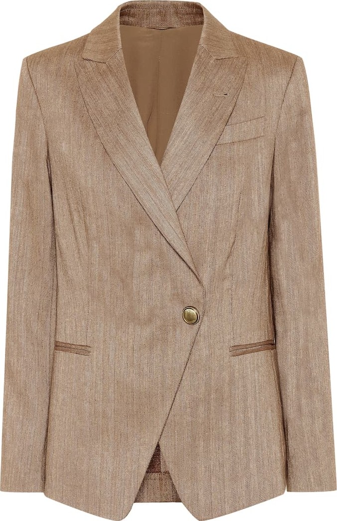 Brunello Cucinelli Cotton and linen blazer