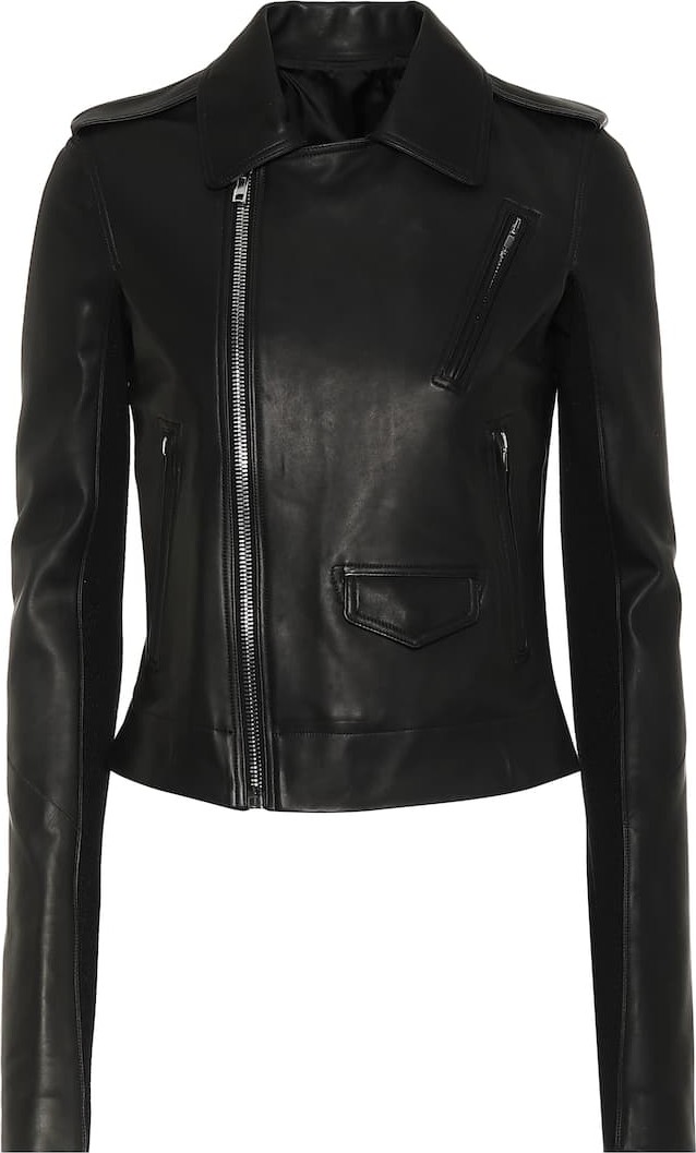 Rick Owens Leather biker jacket