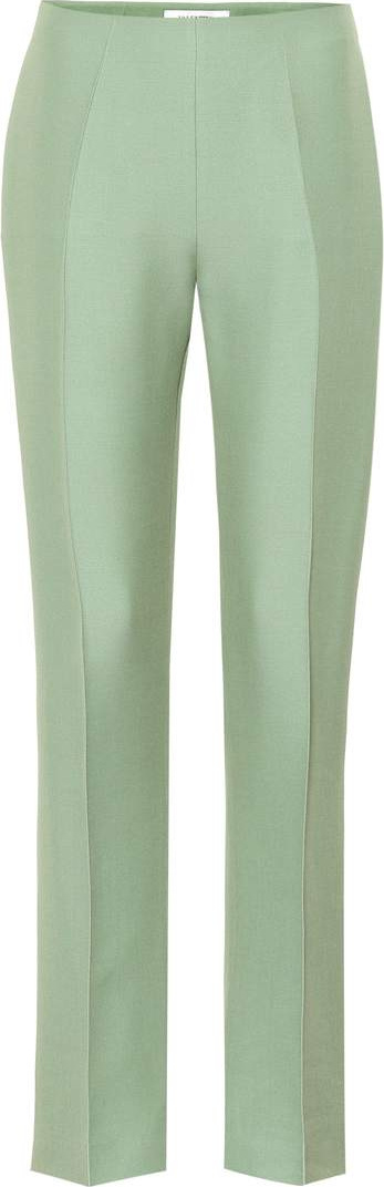 Valentino Silk and wool crêpe pants