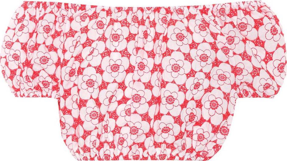 Lisa Marie Fernandez Leandra embroidered cotton top