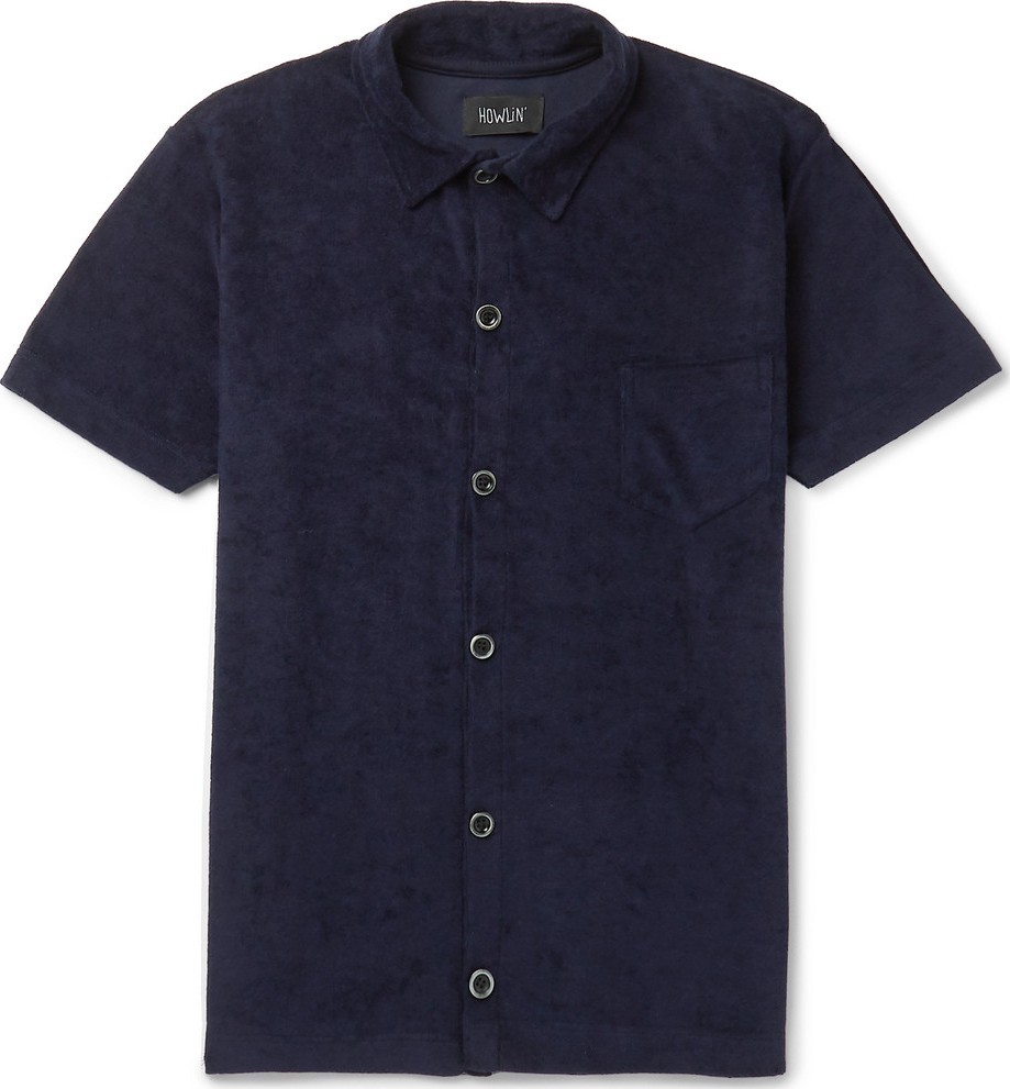 Howlin' Slim-Fit Cotton-Blend Terry Shirt