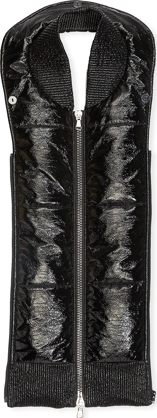 Veronica Beard Dealey Quilted Leather Dickey