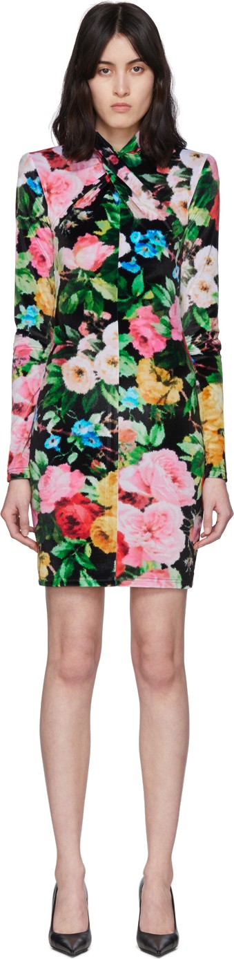Richard Quinn Multicolor Floral Dress