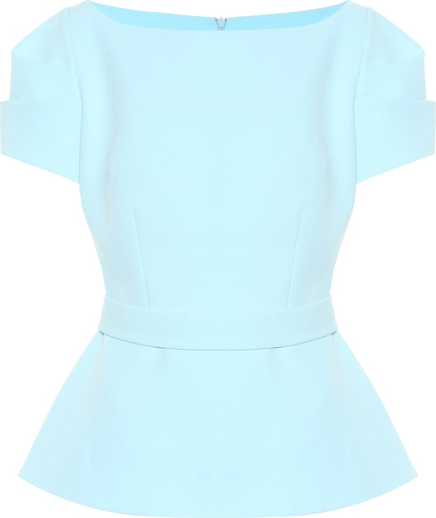 Safiyaa Fayola crêpe top