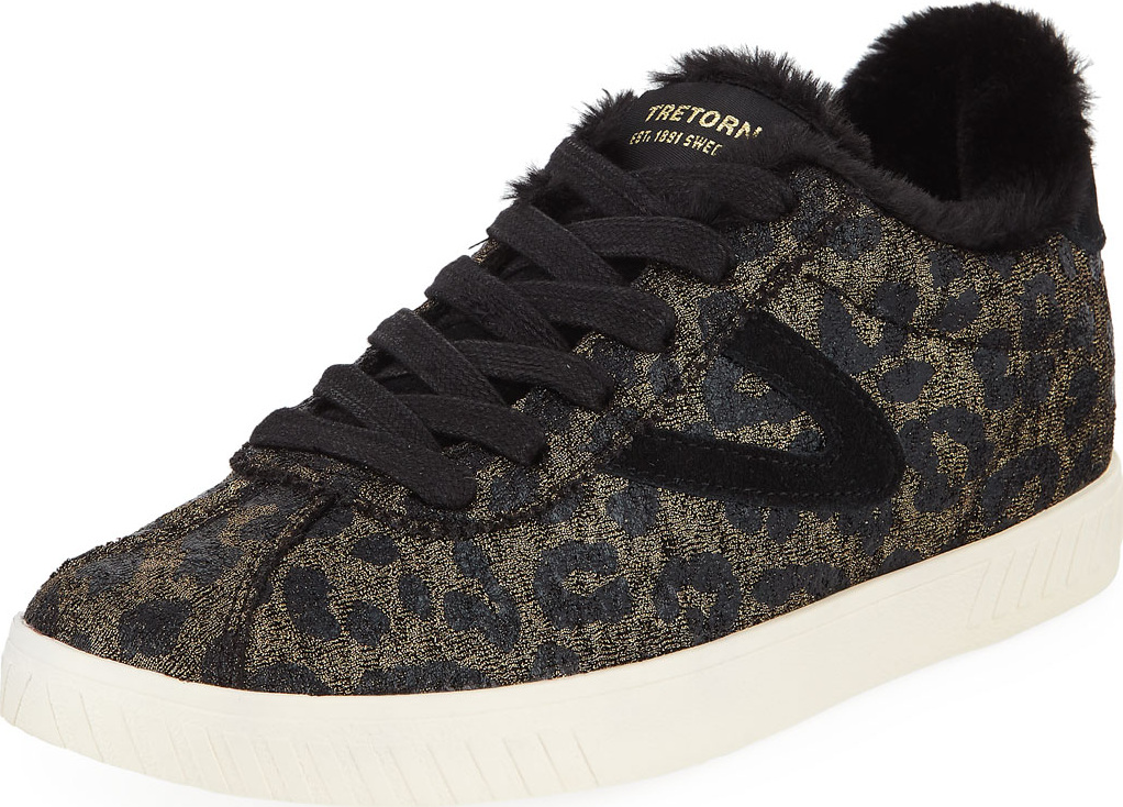 Tretorn Callie Crackled Platform Sneakers