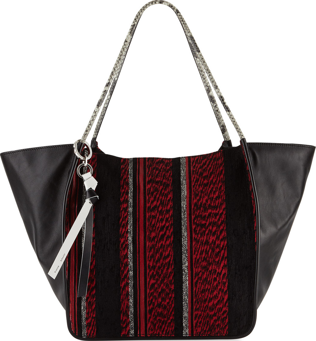 Proenza Schouler Extra-Large Mixed Woven Tote Bag