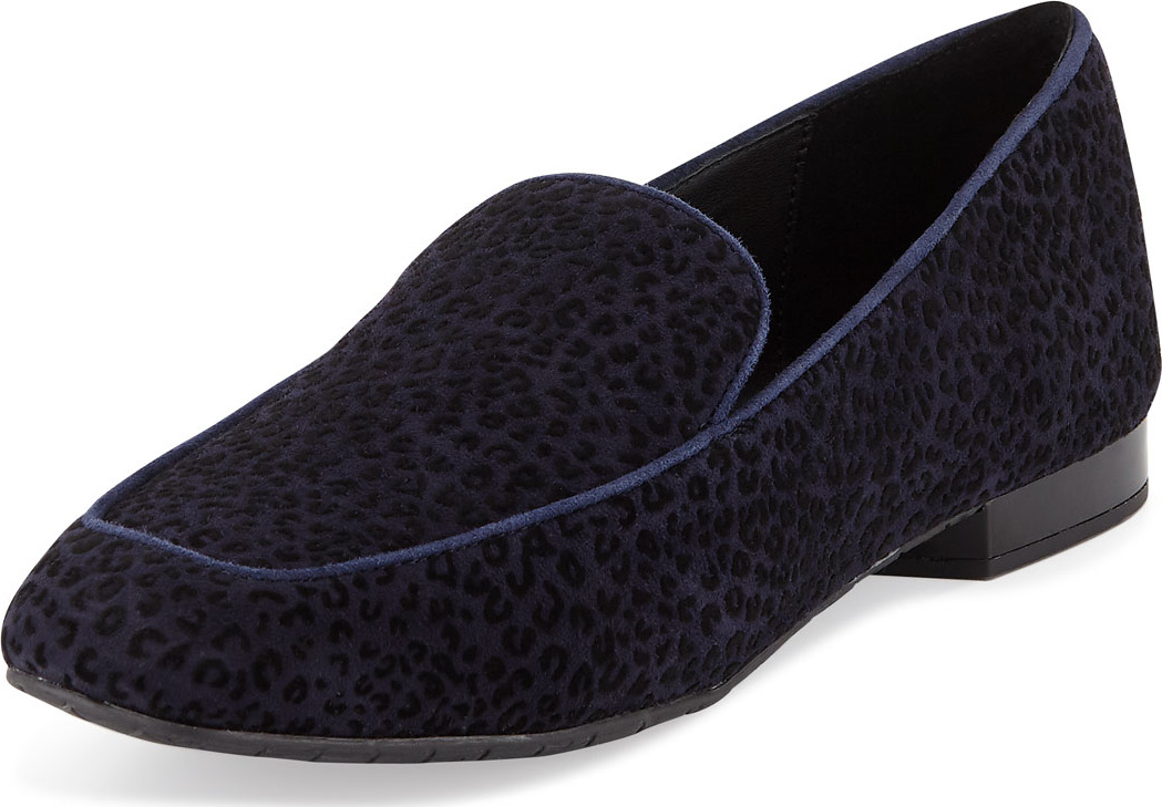 Donald J Pliner Heddy Flat Suede Loafers