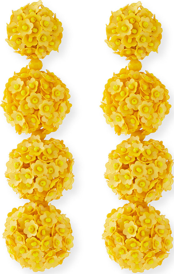 Sachin & Babi Fleur Bouquet Clip-On Earrings
