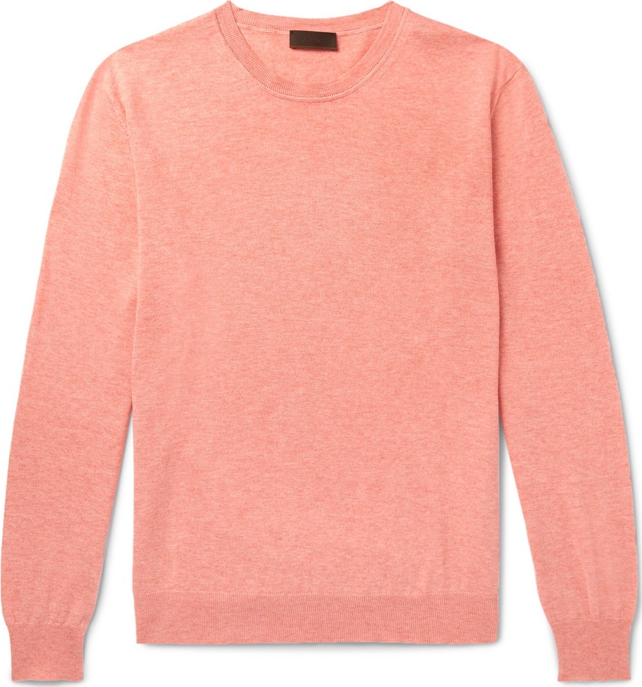 Altea Cotton and Cashmere-Blend Sweater