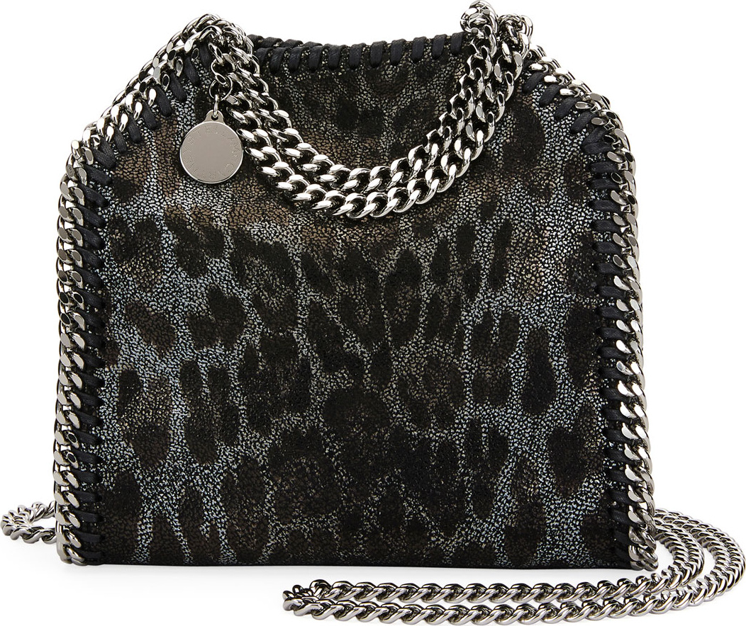 Stella McCartney Falabella Tiny Leopard Tote Bag