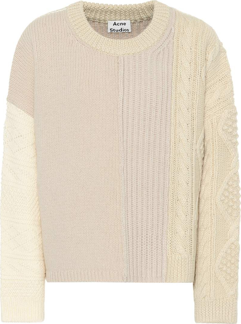 Acne Studios Patchwork wool sweater