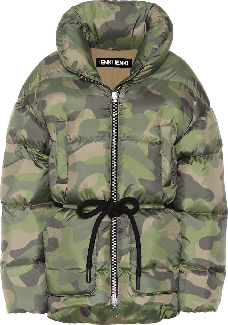 Ienki Ienki Mishko camouflage puffer jacket