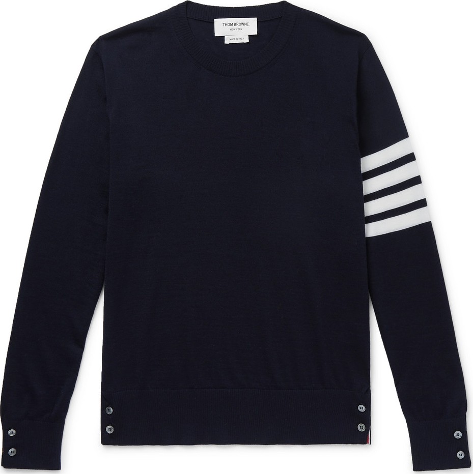 Thom Browne Striped Merino Wool Sweater