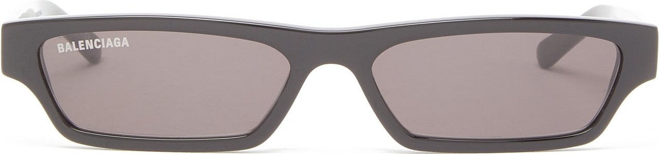 Balenciaga Slim rectangular acetate sunglasses