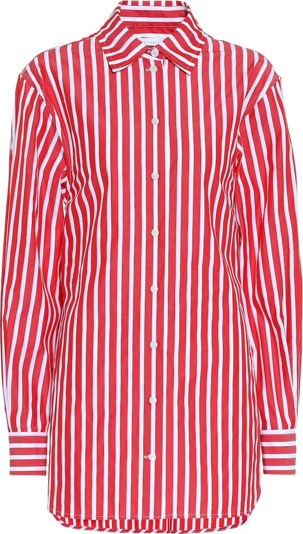 Victoria Beckham Striped cotton poplin shirt