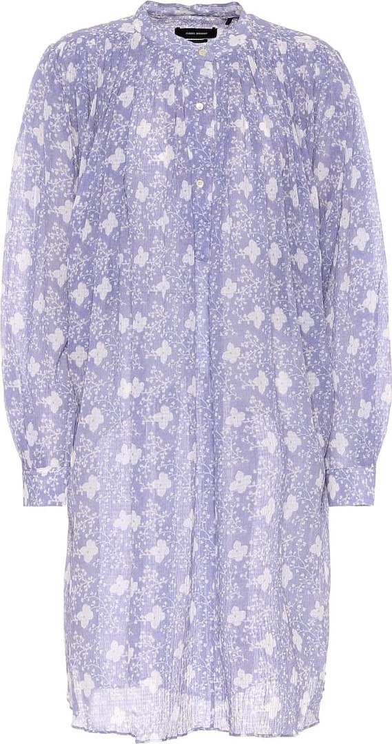 Isabel Marant Erika cotton and silk shirt dress