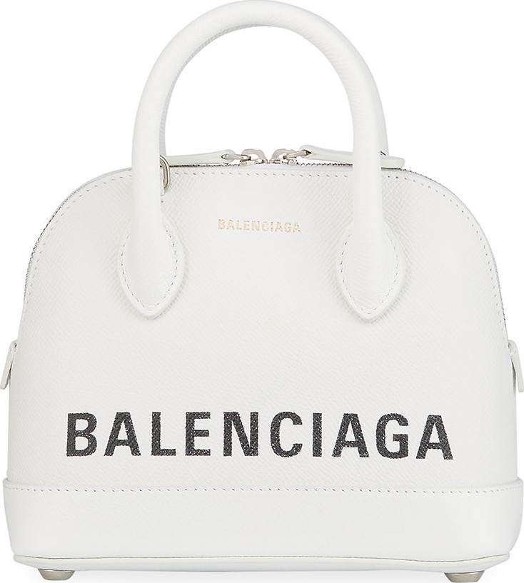Balenciaga Ville XXS Logo Top-Handle Bag