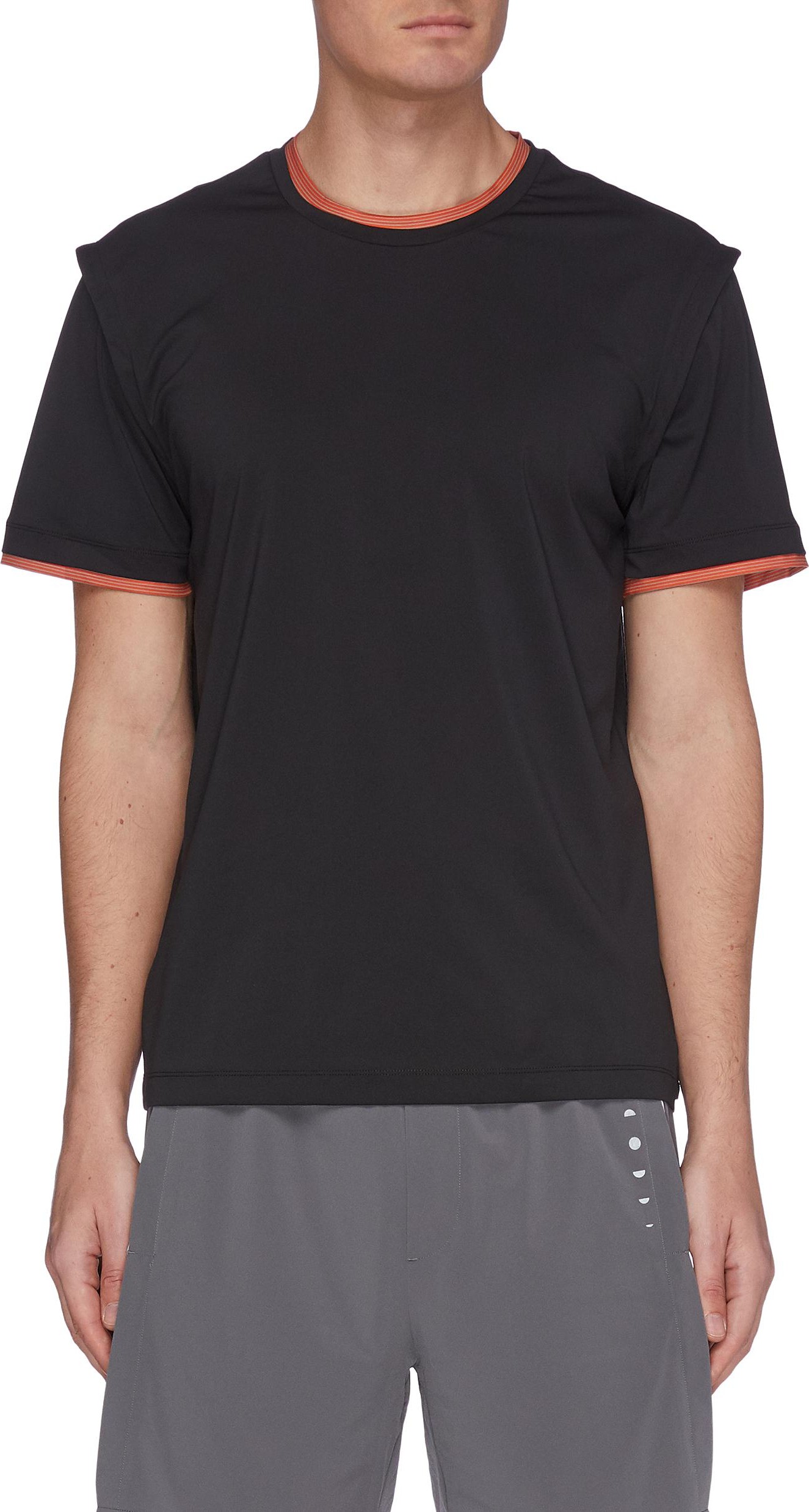 Particle Fever Quickdry contrast panel T-shirt