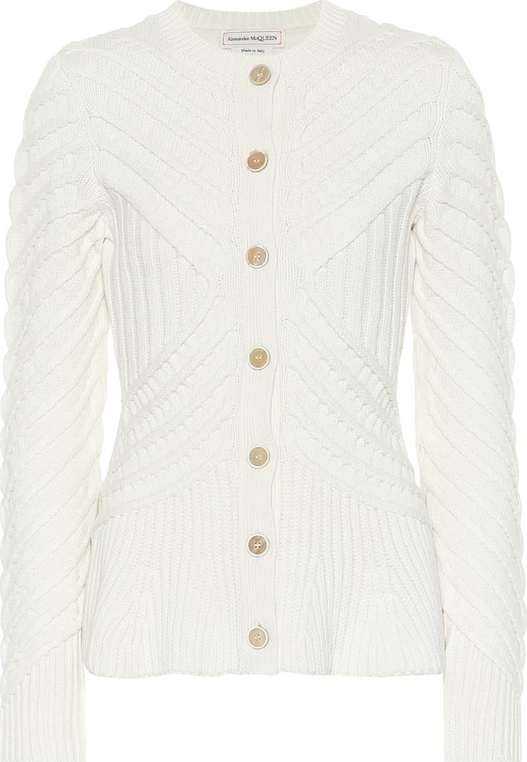 Alexander McQueen Wool and cashmere cardigan
