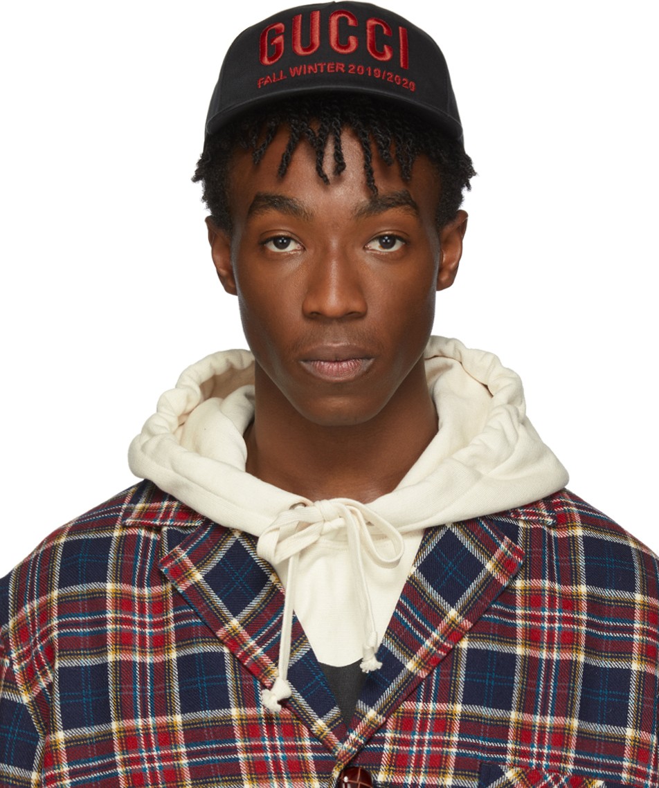 Gucci Black & Red Logo Cap
